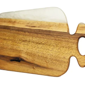 Deska do serów z drewna orzecha i perłowej żywicy