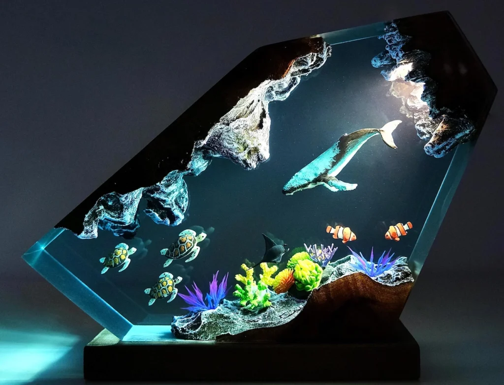 Co zatapiać w żywicy ocean