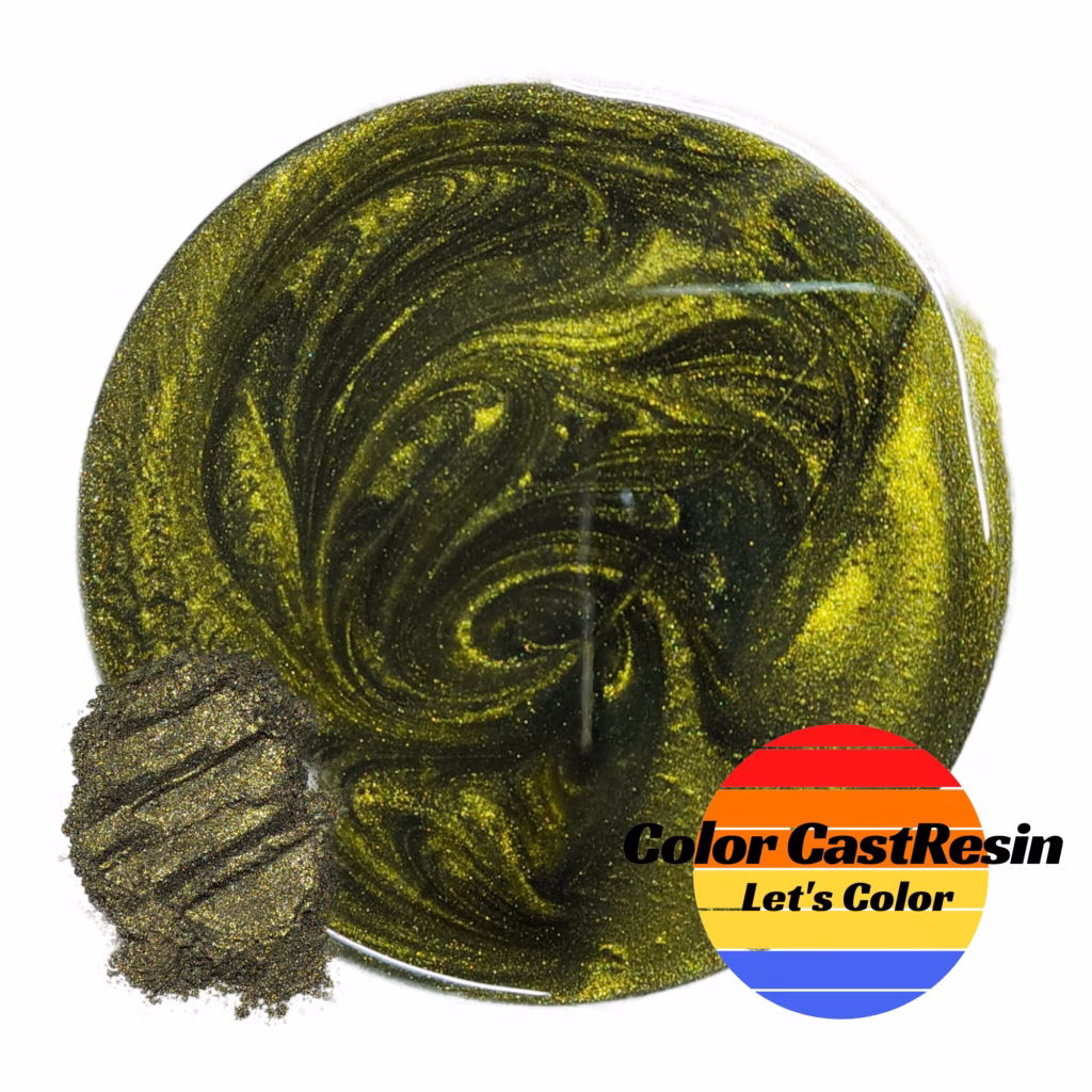 Pigment Smocze Złoto do Żywicy – ColorCastResin 3 Pigment w Proszku do Żywicy Smocze Złoto ColorCastResin