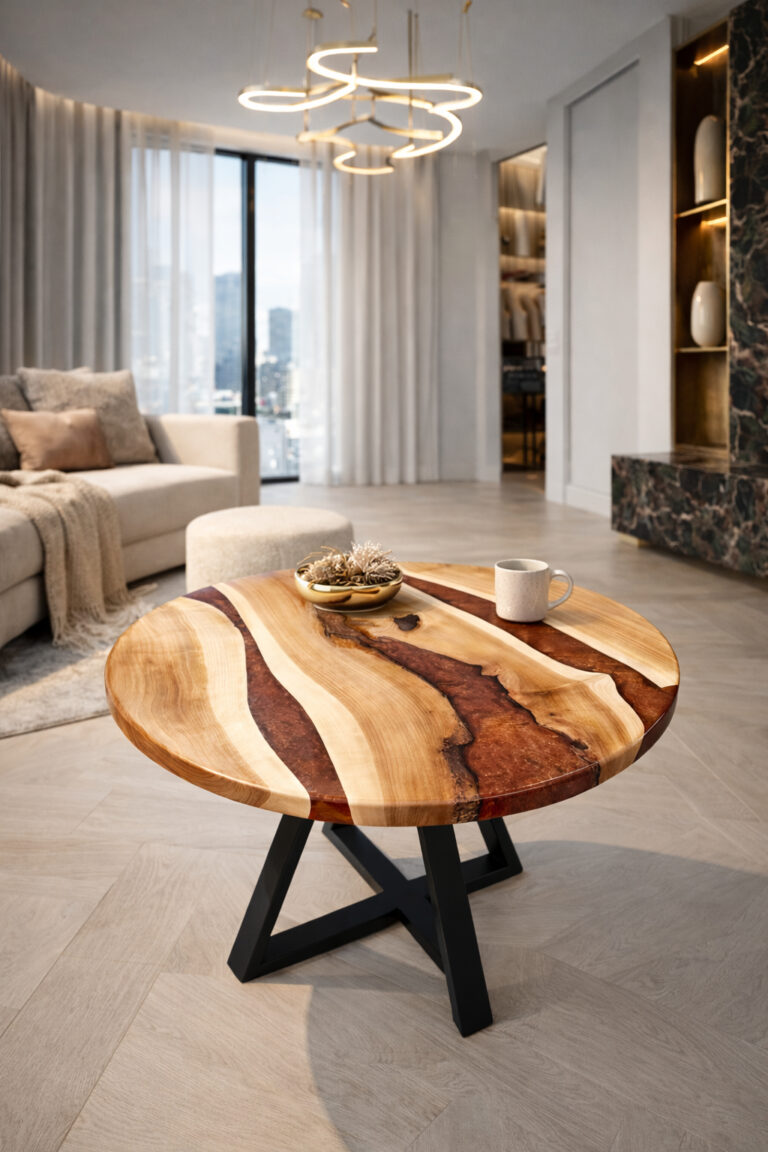 stół z żywicy epoksydowej Madej Handmade