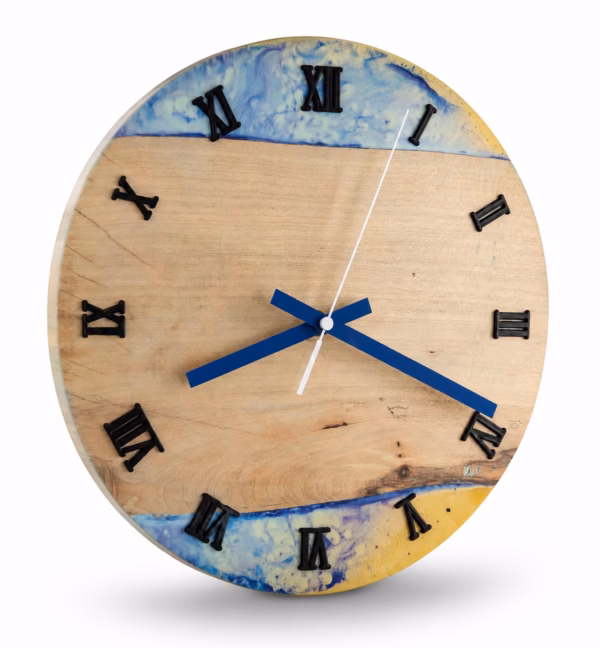 Zegar ścienny „Lazurowy Brzeg Klonu” 30 cm